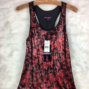 Betsey Johnson Racerback Sequin Dress NWT